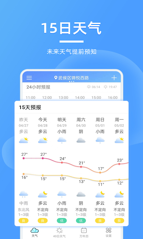 全能天气预报截图