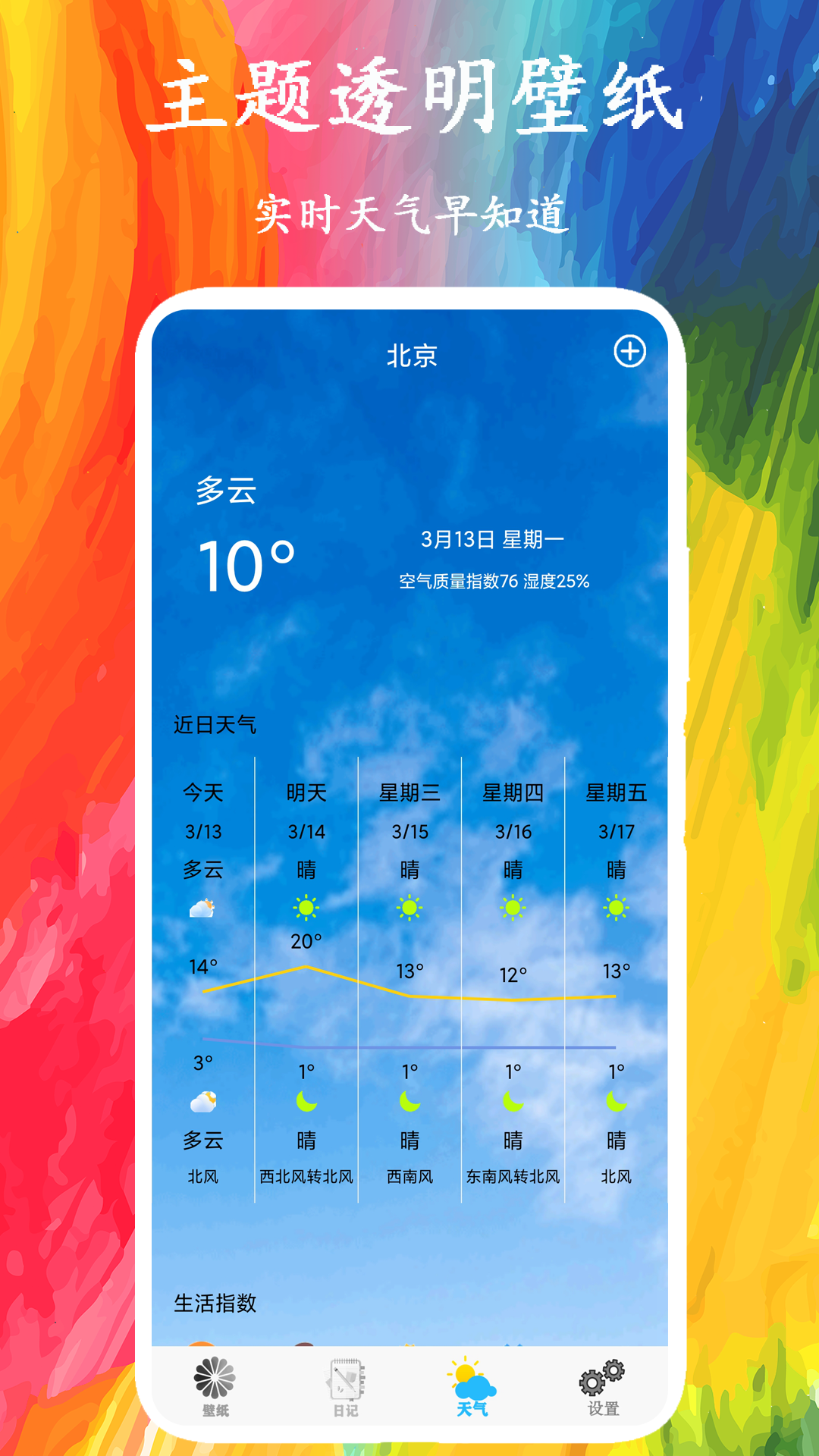主题透明壁纸截图