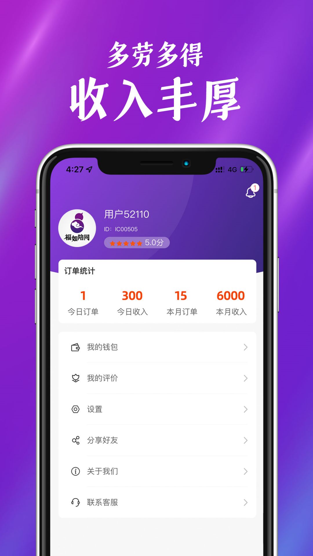 福如陪同员截图