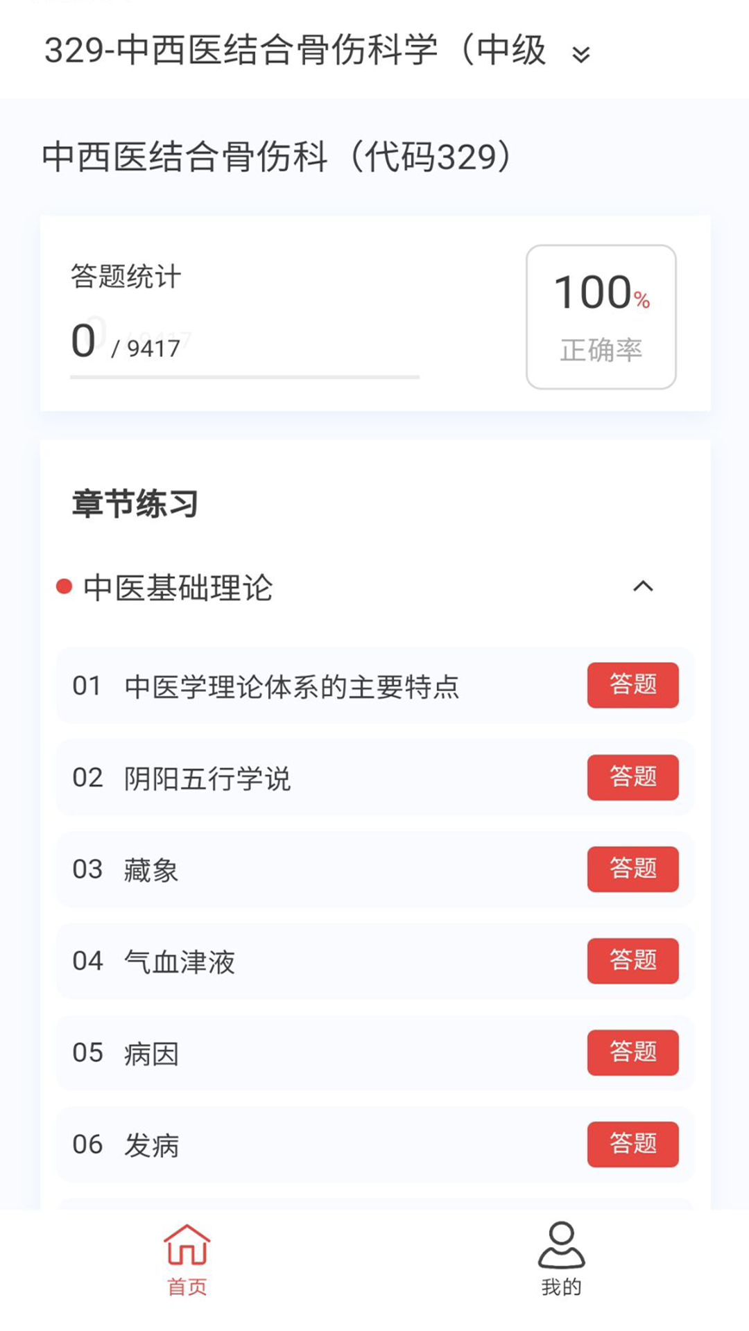 中西医结合骨伤科学新题库截图