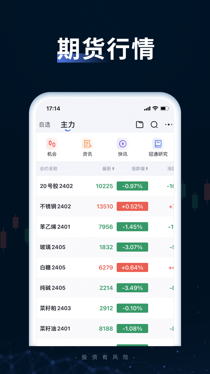 期货优选截图