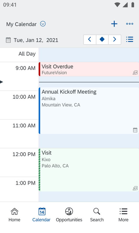SAP Cloud for Customer截图