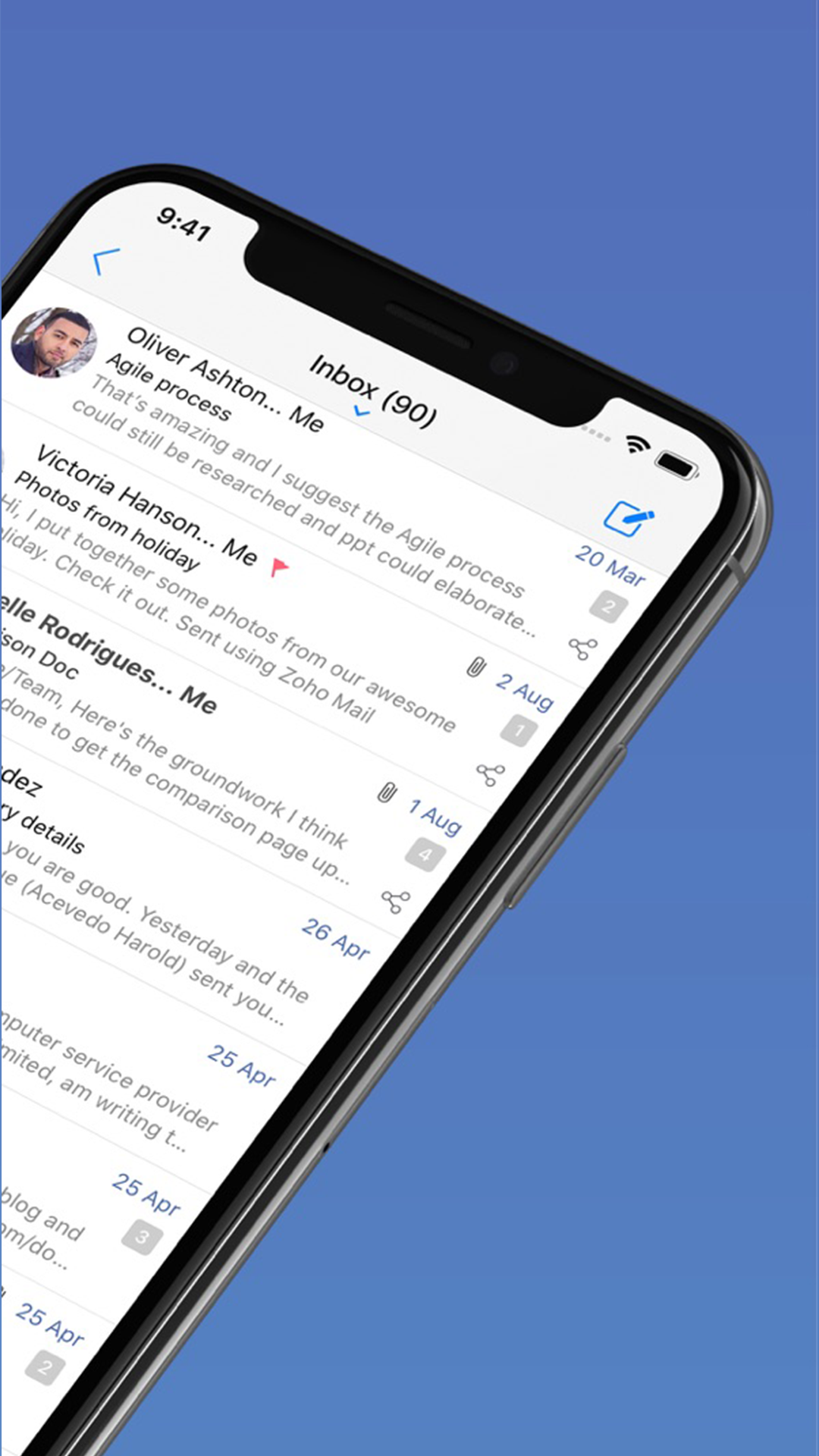 Zoho Mail截图
