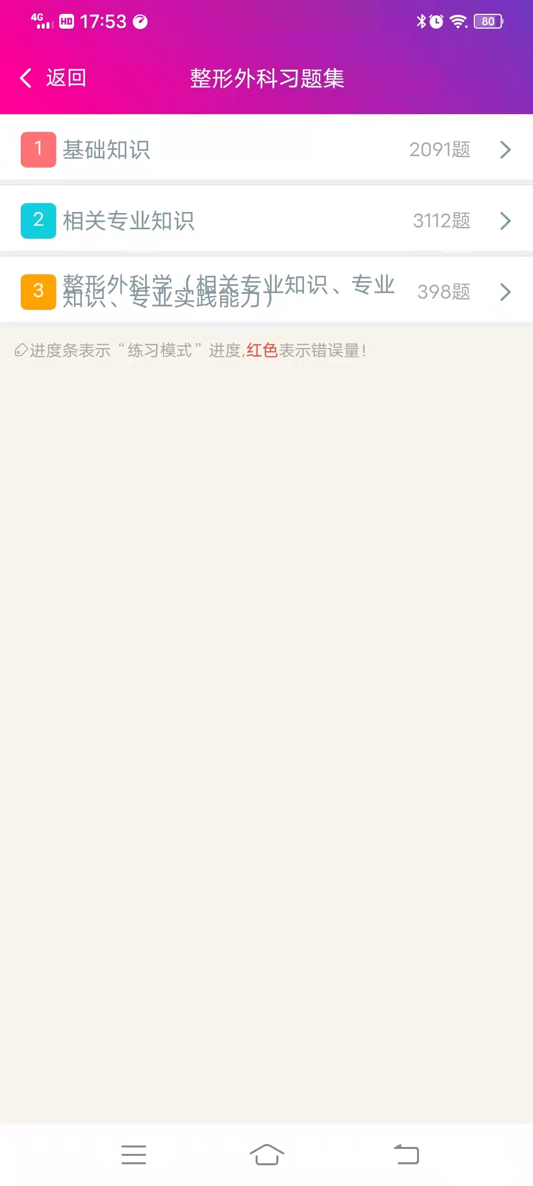 整形外科学主治医师截图