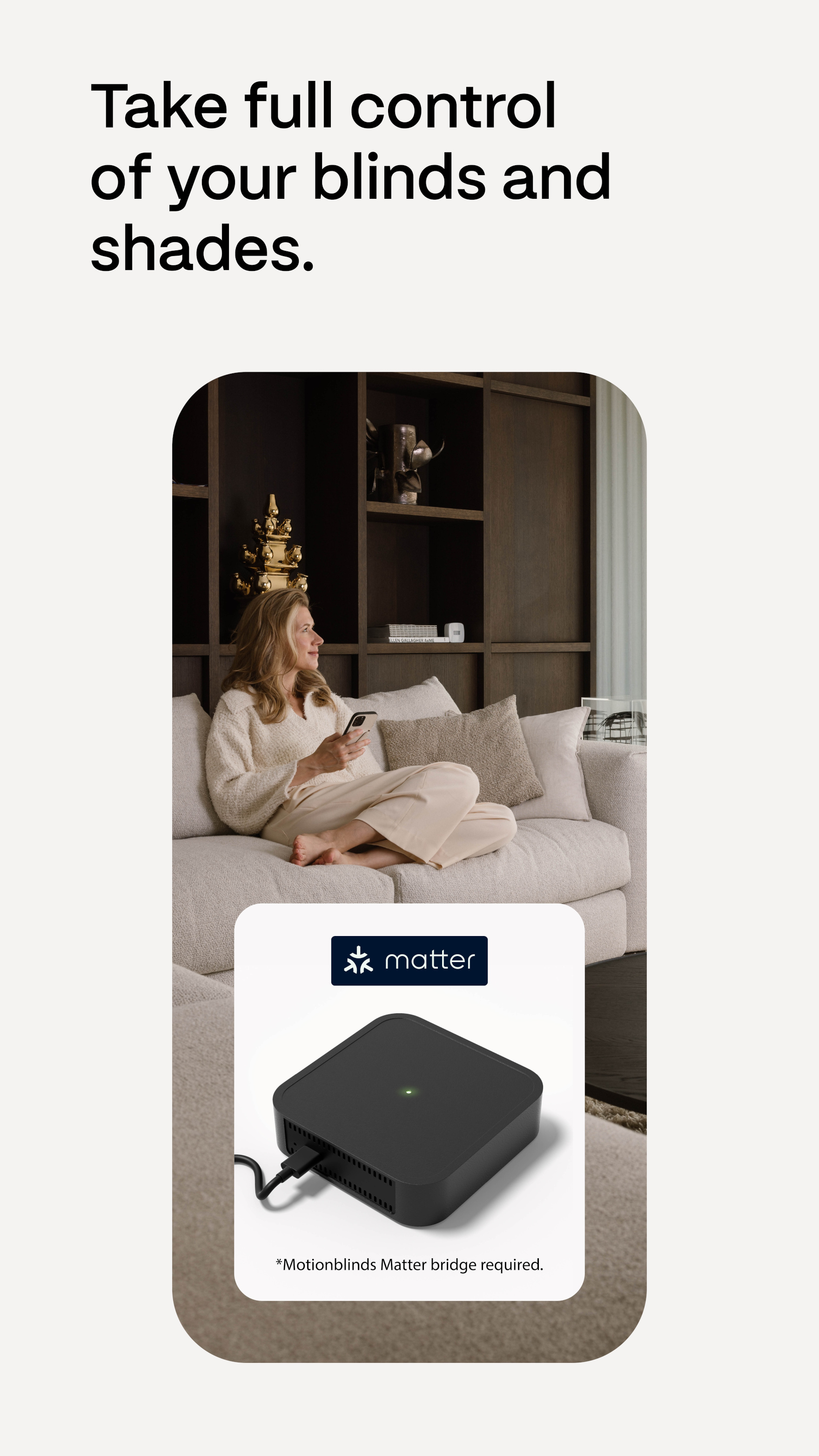 Motionblinds Matter Bridge截图