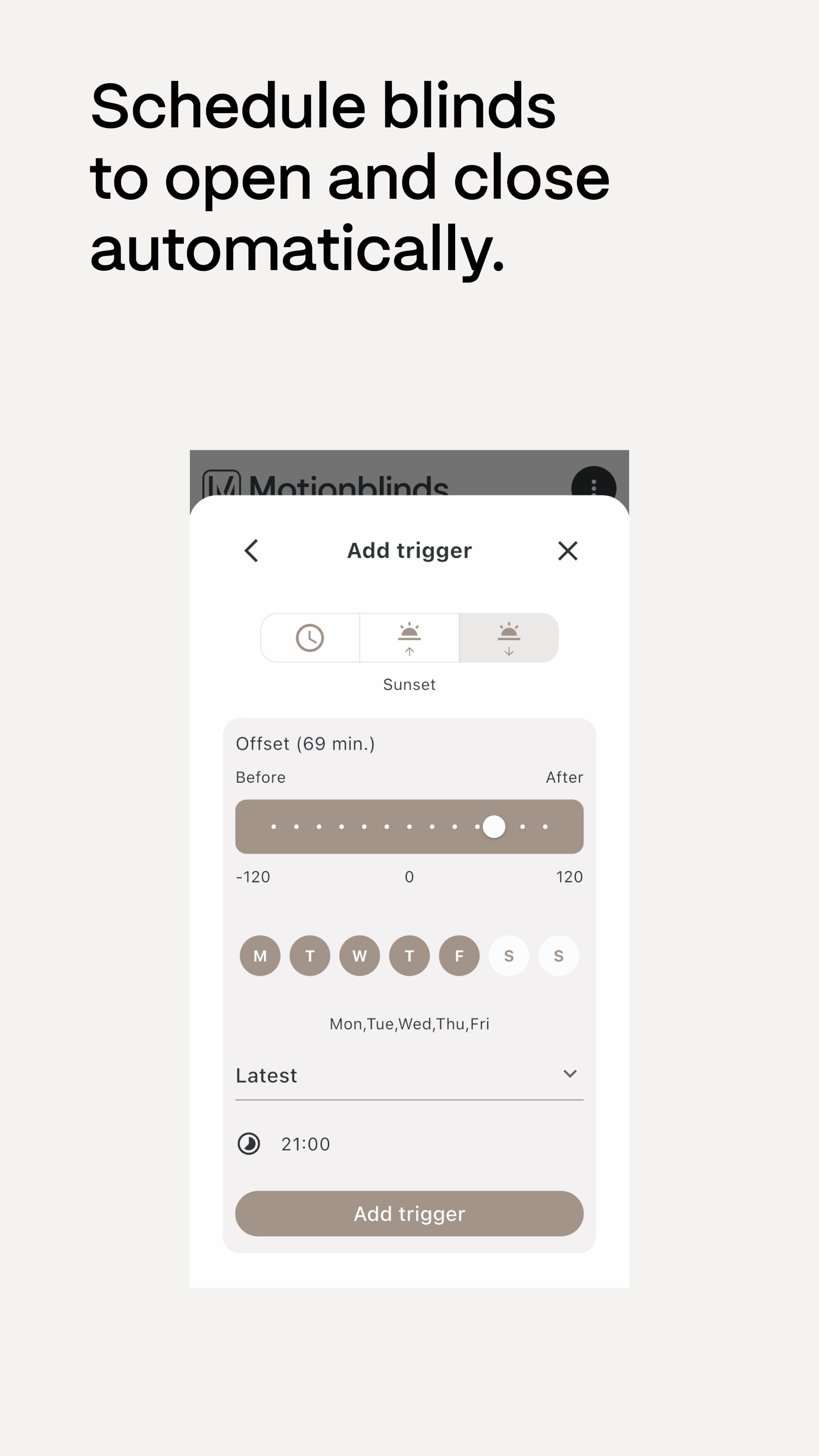 Motionblinds Matter Bridge截图