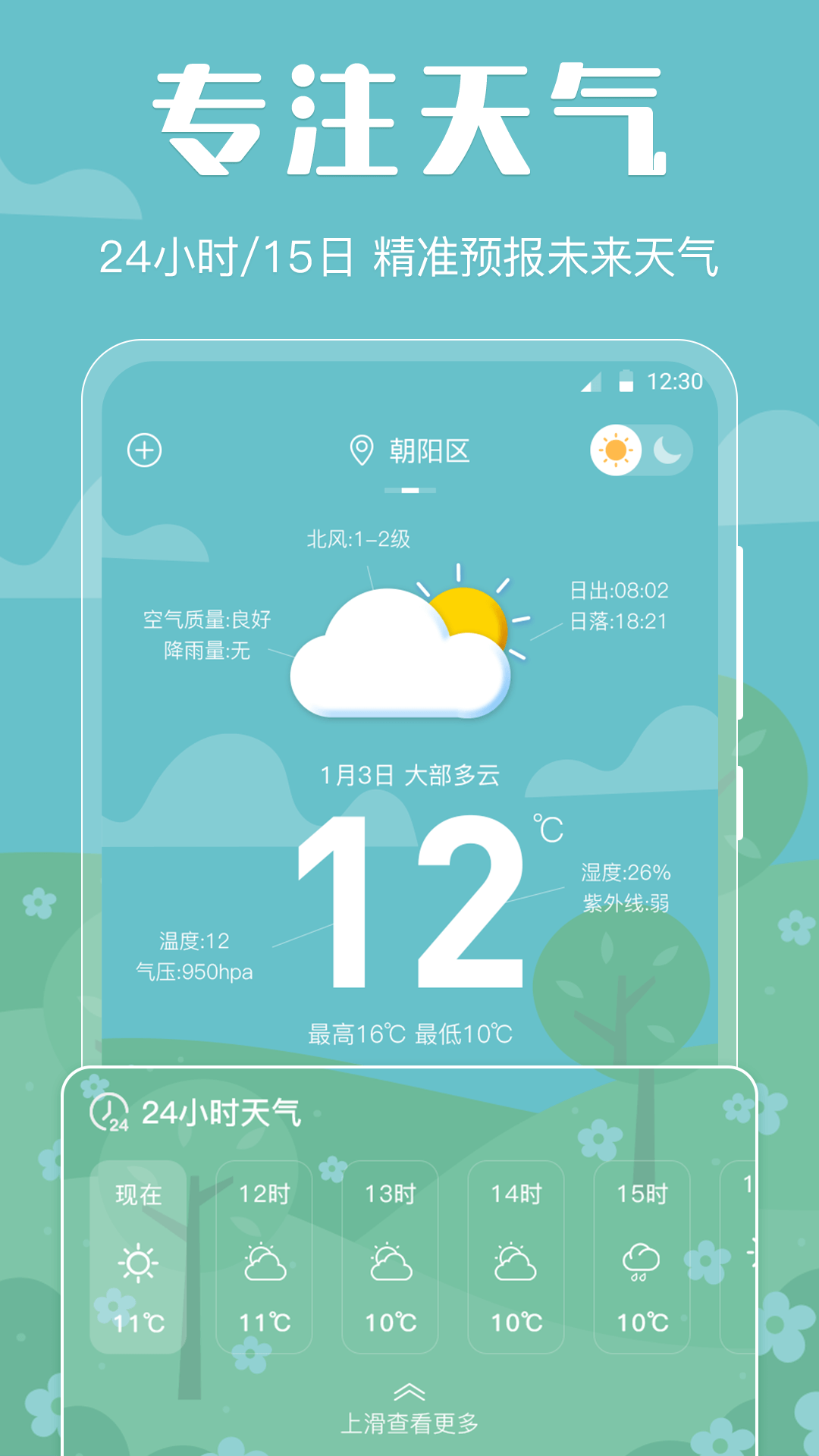 天气预报智能截图