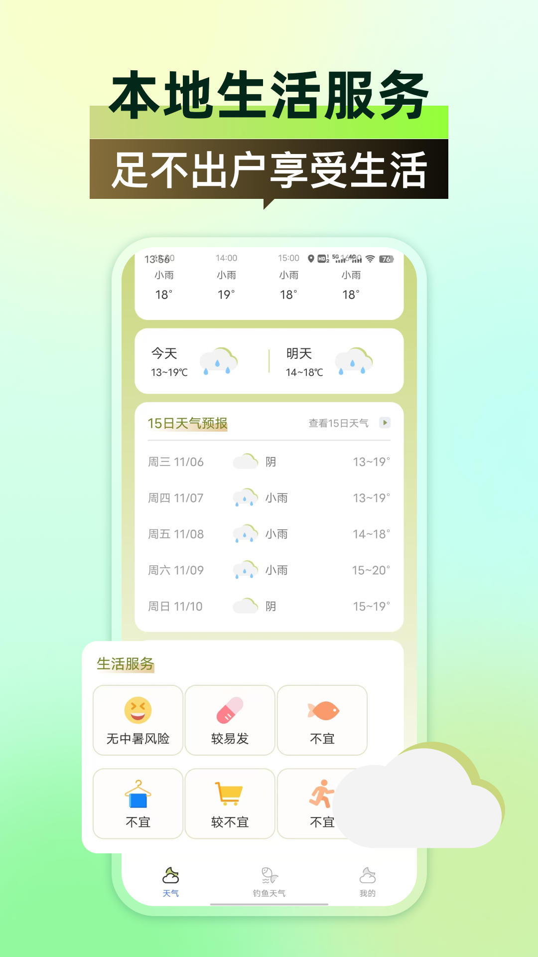 全国天气截图