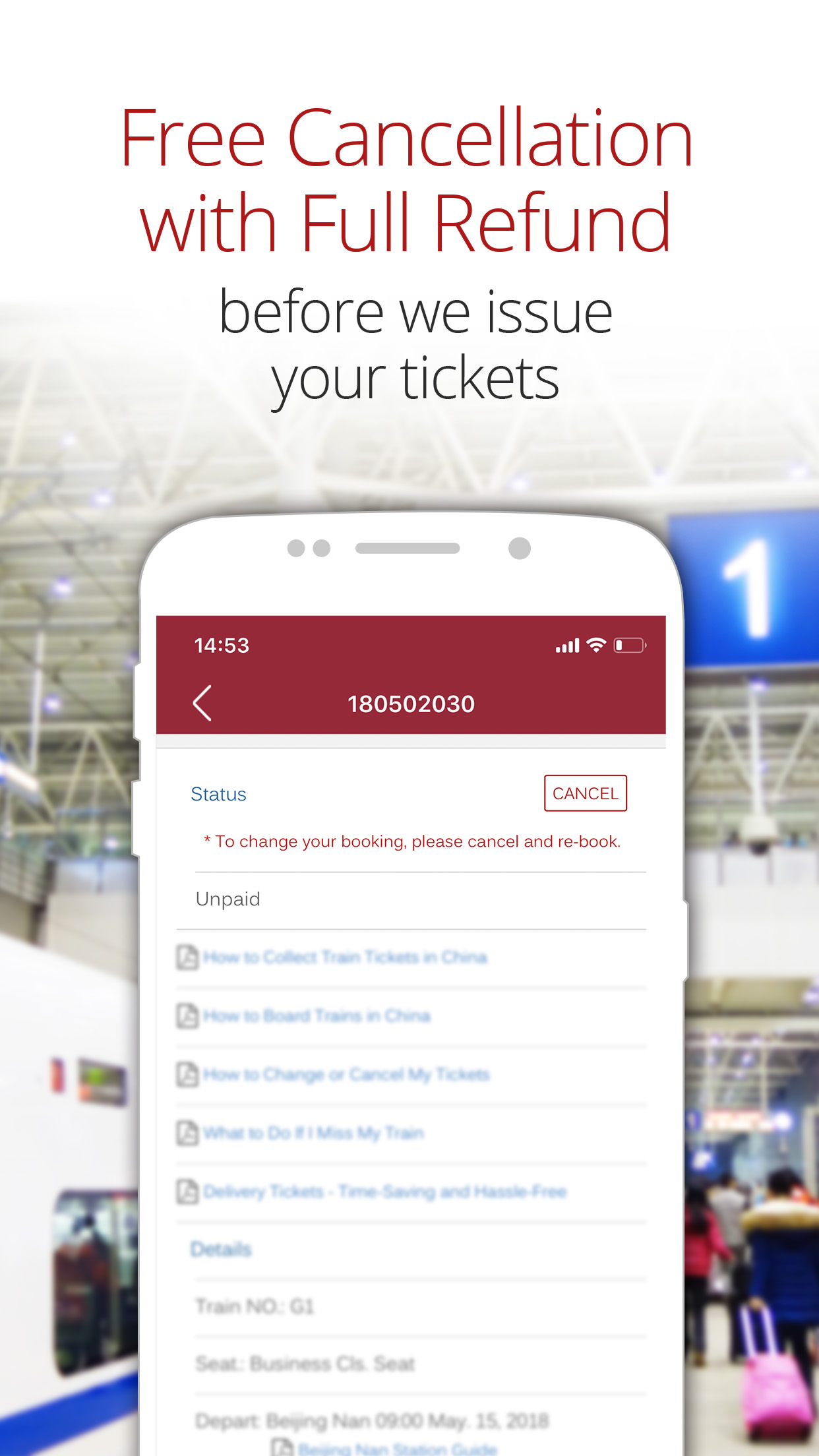 ChinaTrainBooking截图