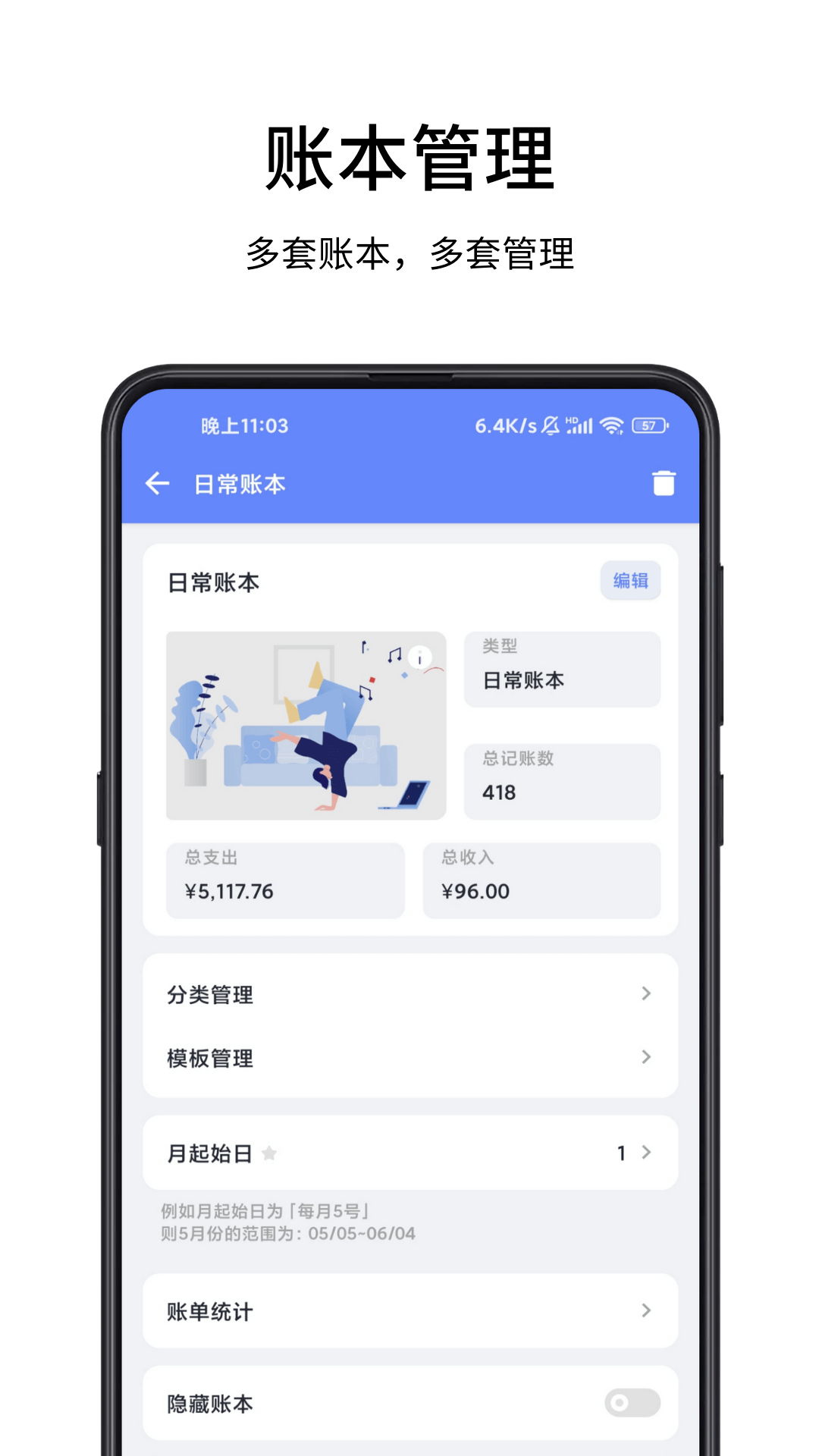一羽記賬截圖