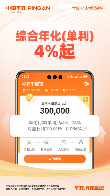 平安消费金融截图