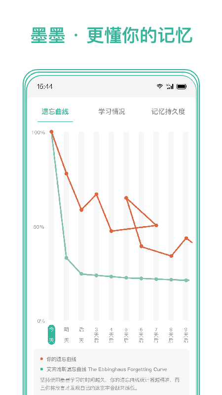 墨墨记忆卡截图