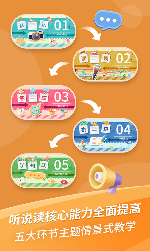 哈啰儿童英语截图