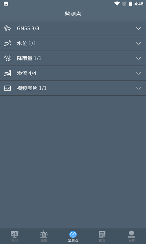 水库监测系统截图
