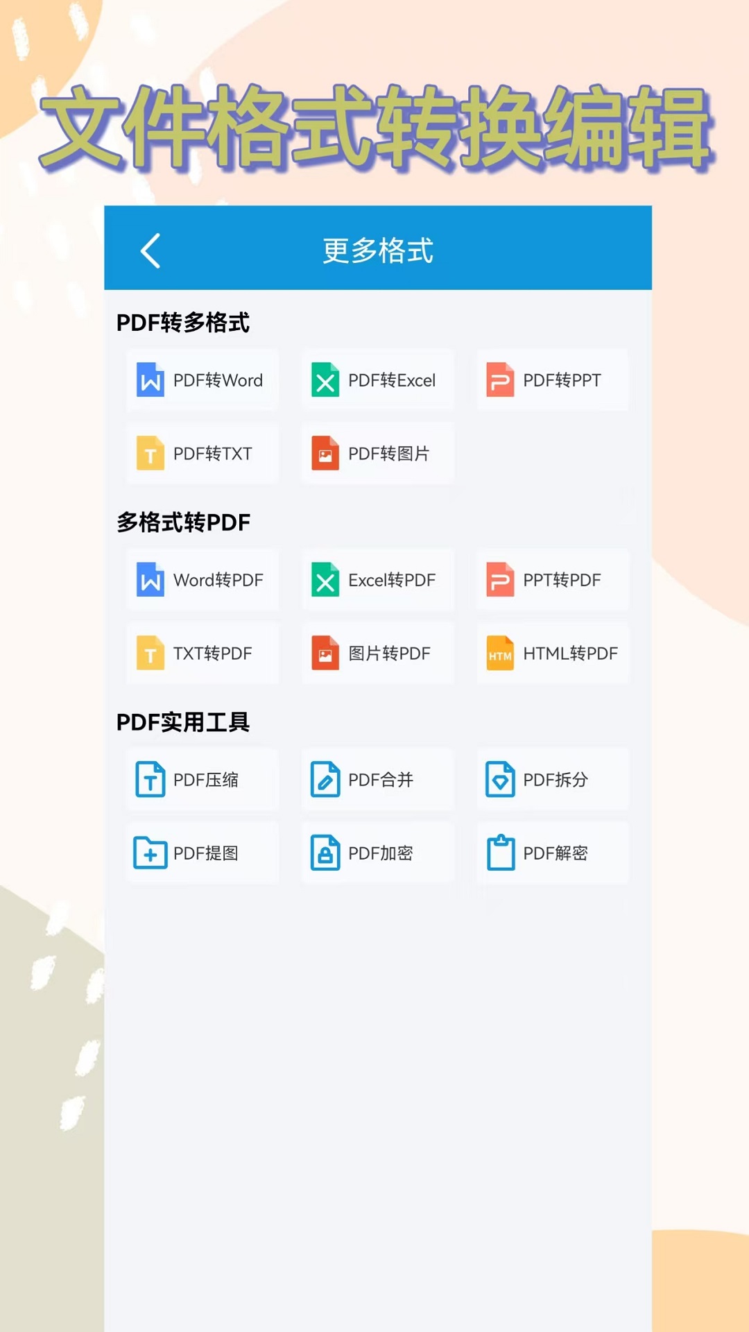 格式转换截图