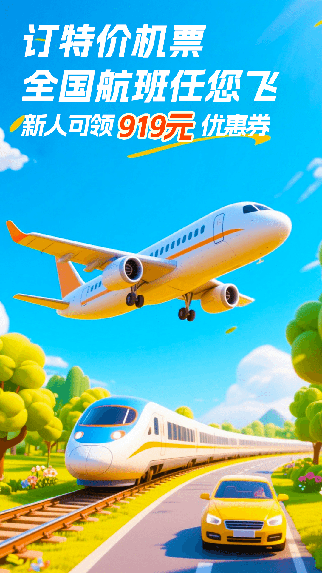 铁行特价机票截图