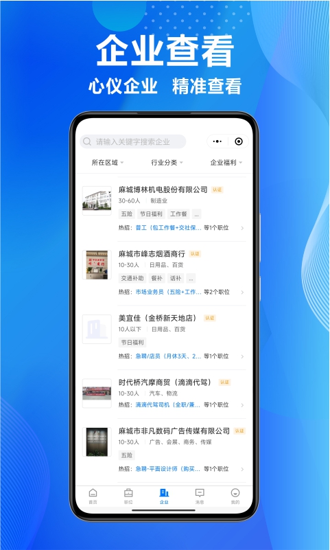 麻城信息网招聘网截图