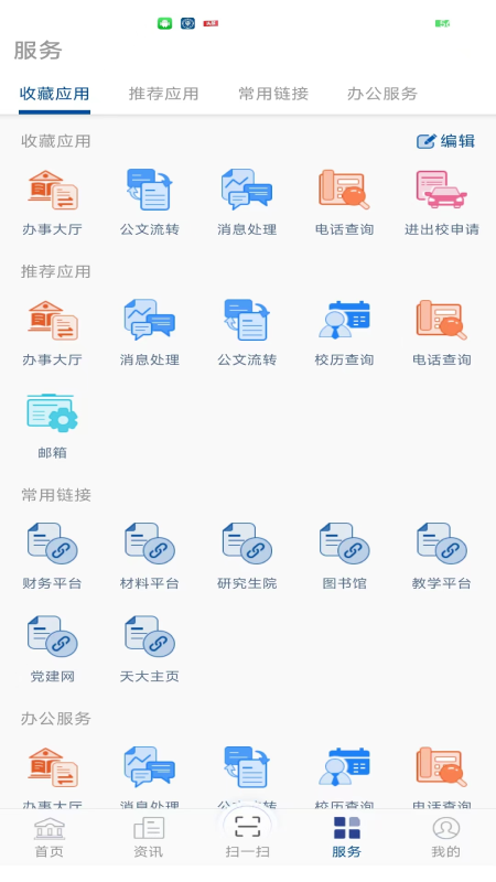 融合门户截图