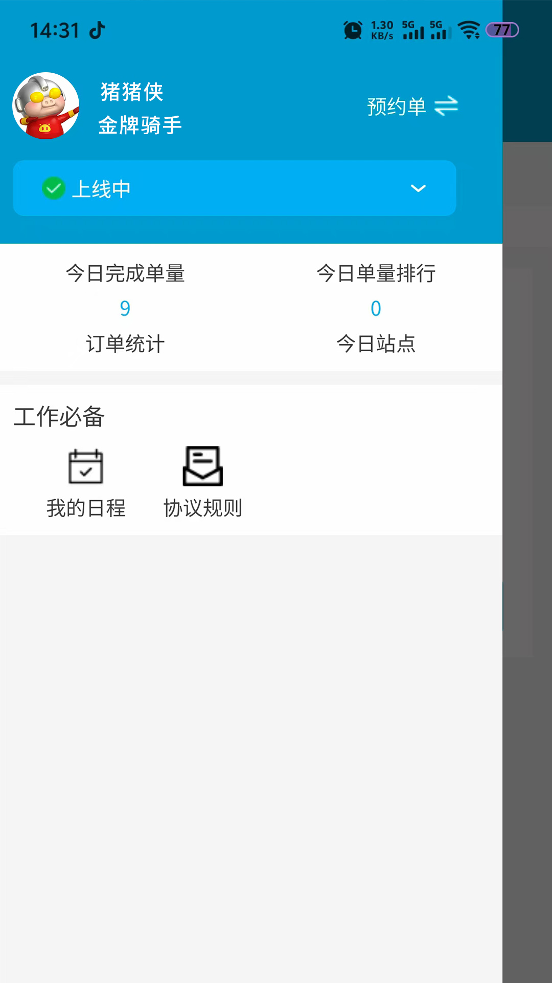 阳光骑手截图