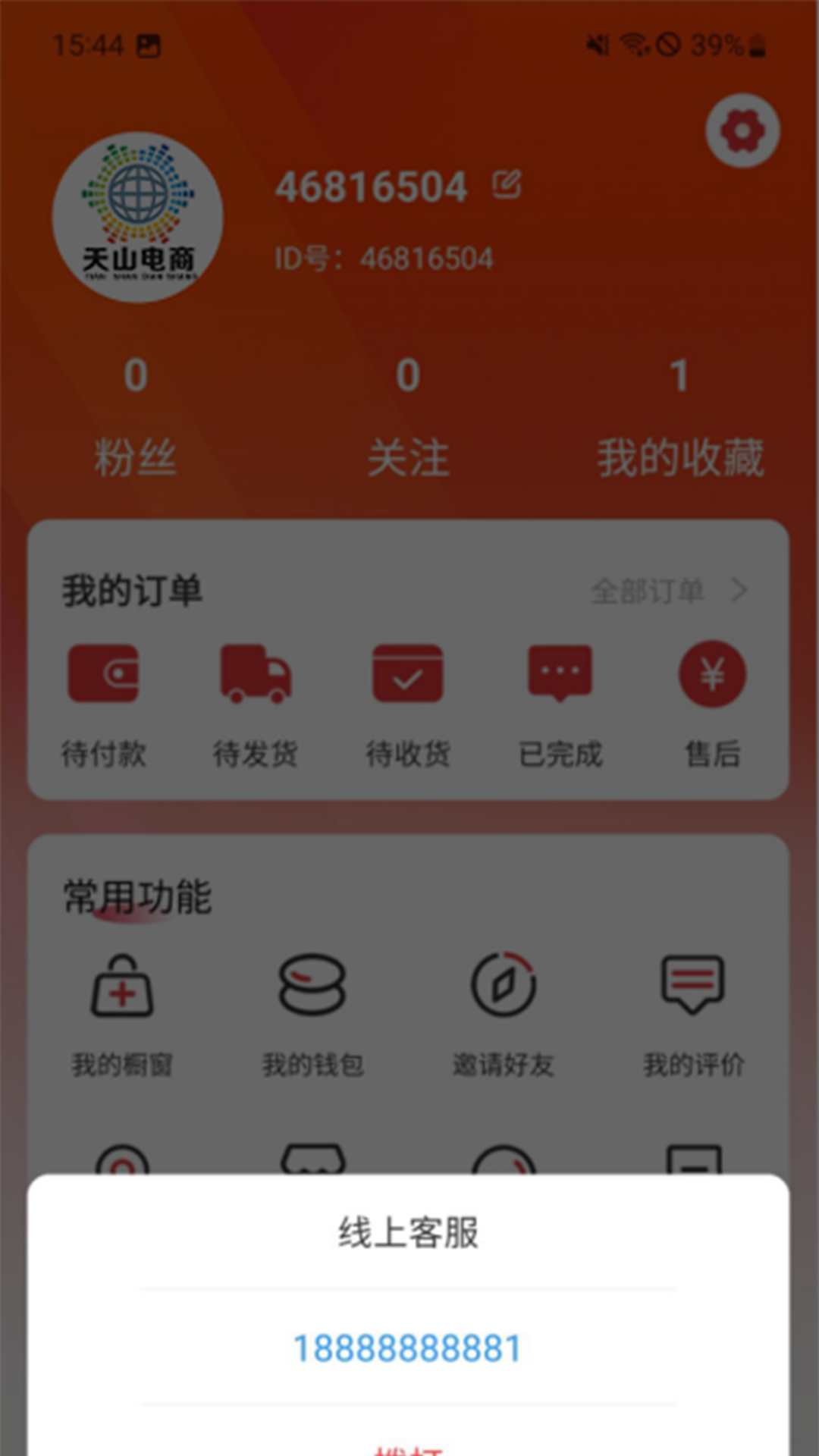 天山电商截图