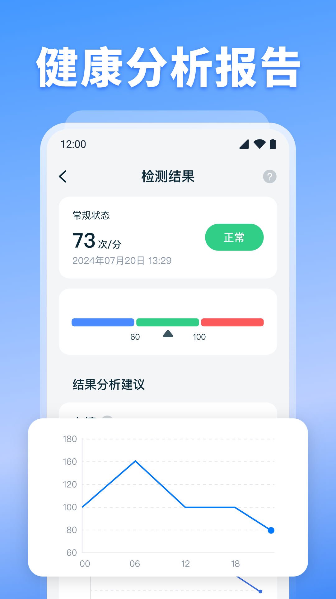 血压血糖监测截图