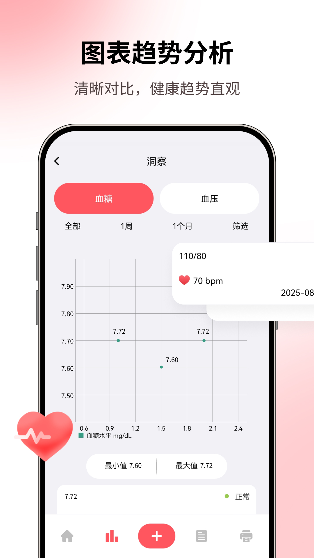 血压血糖记录本截图