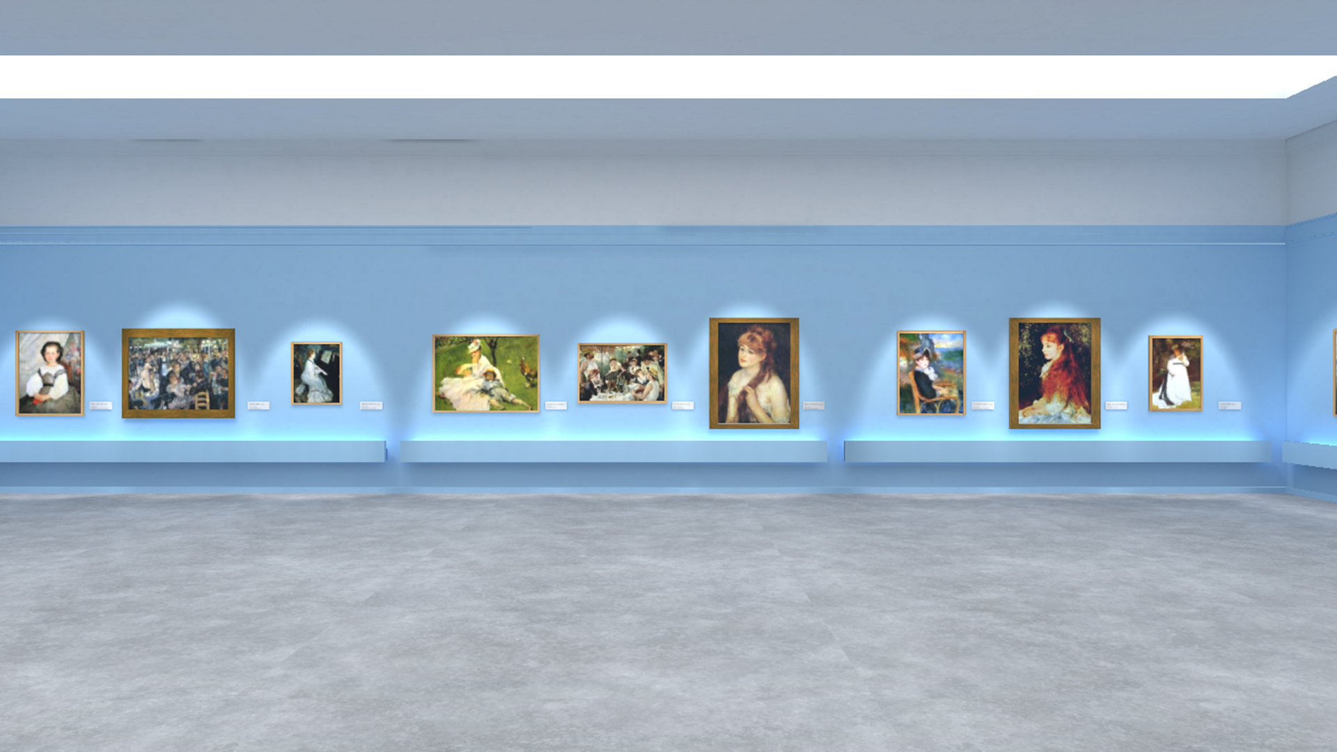 雷诺阿画展VR截图