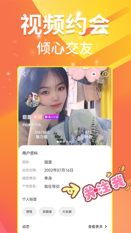 情恋默聊视频交友截图