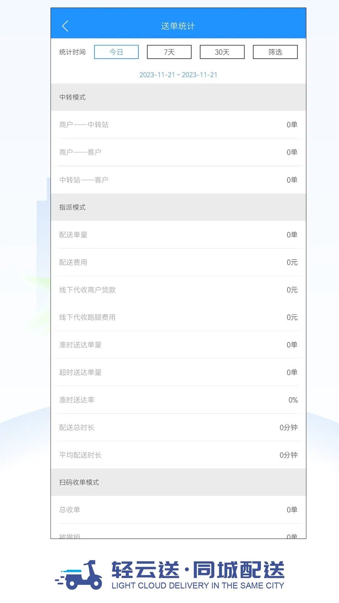 轻云送骑手端截图