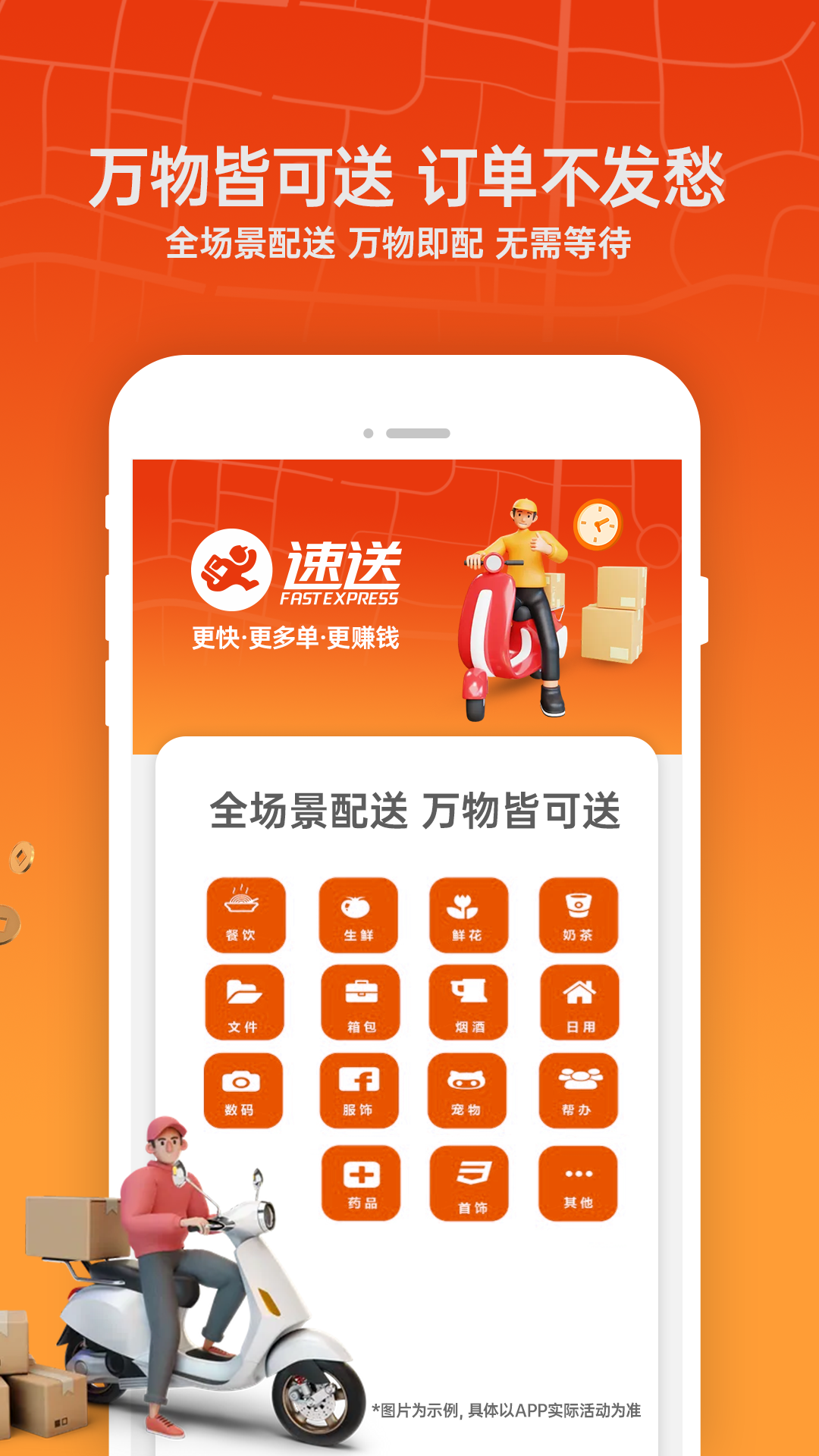速送配送端截图