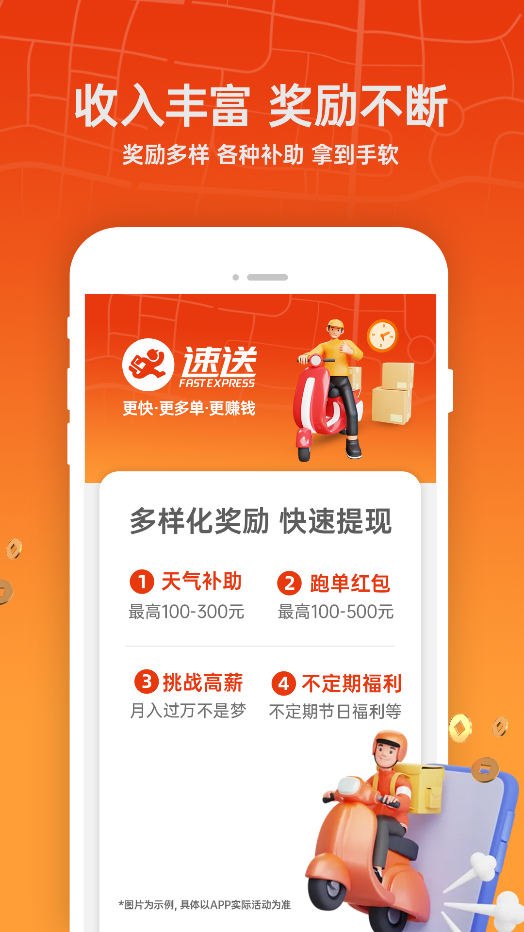 速送配送端截图