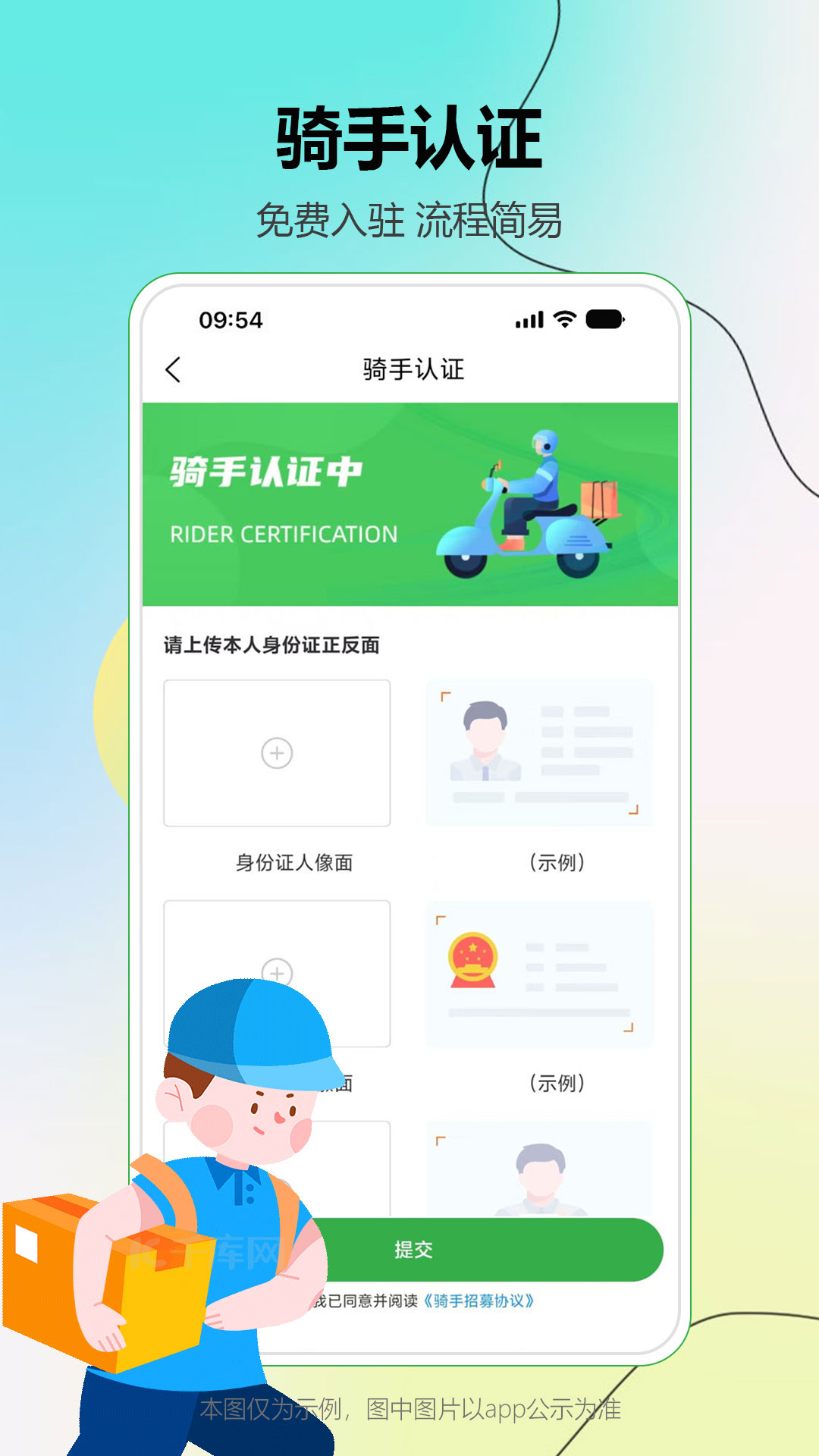 松鼠逛逛骑手端截图
