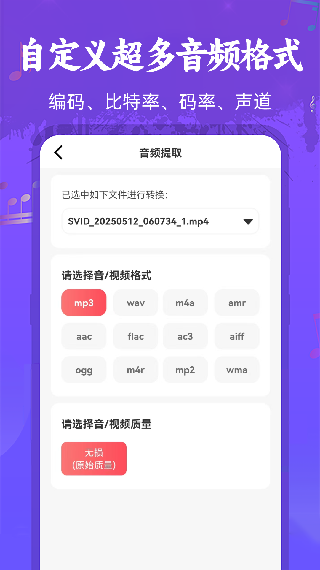 音频格式转换精灵截图