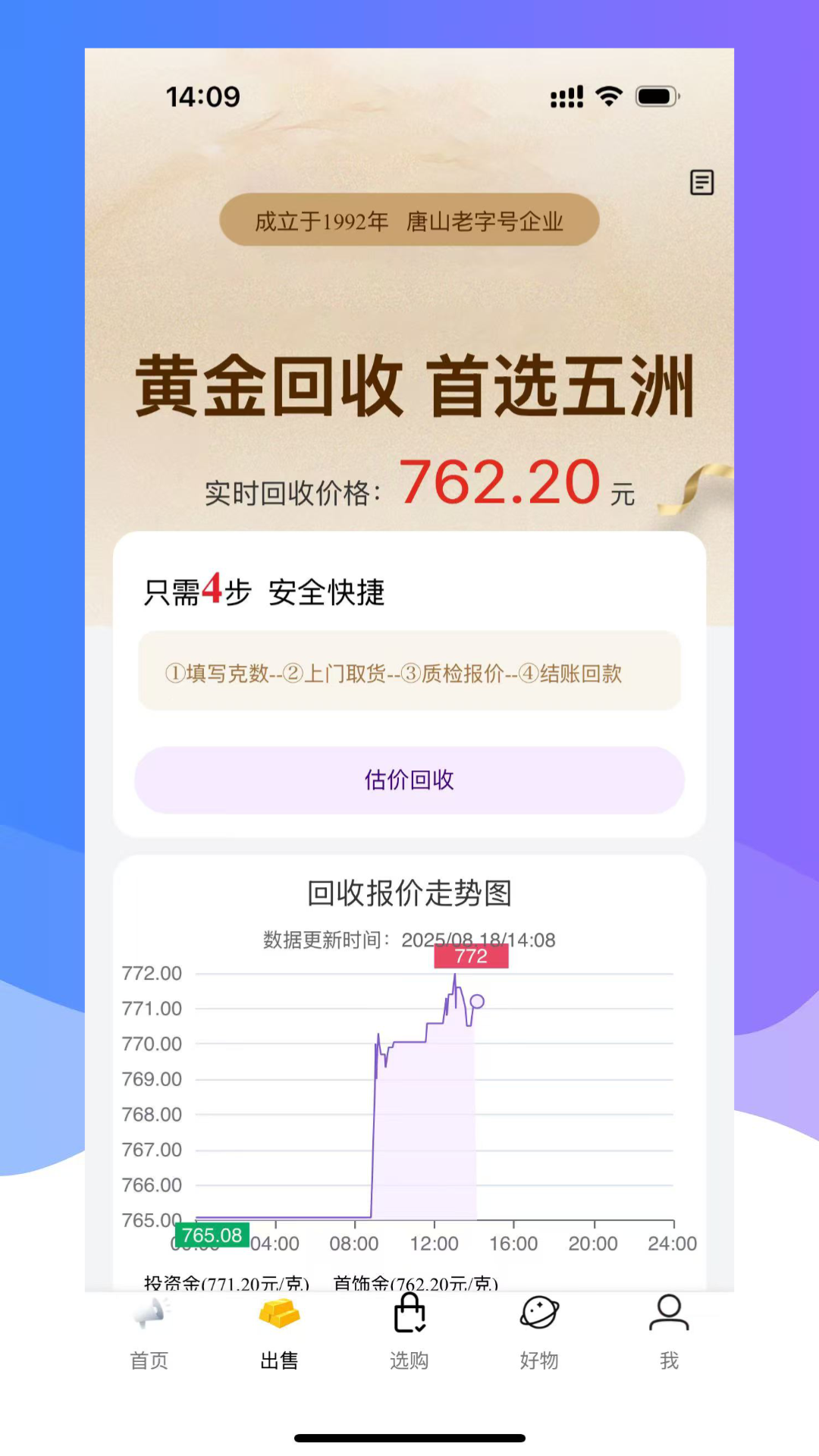 五洲金行截图