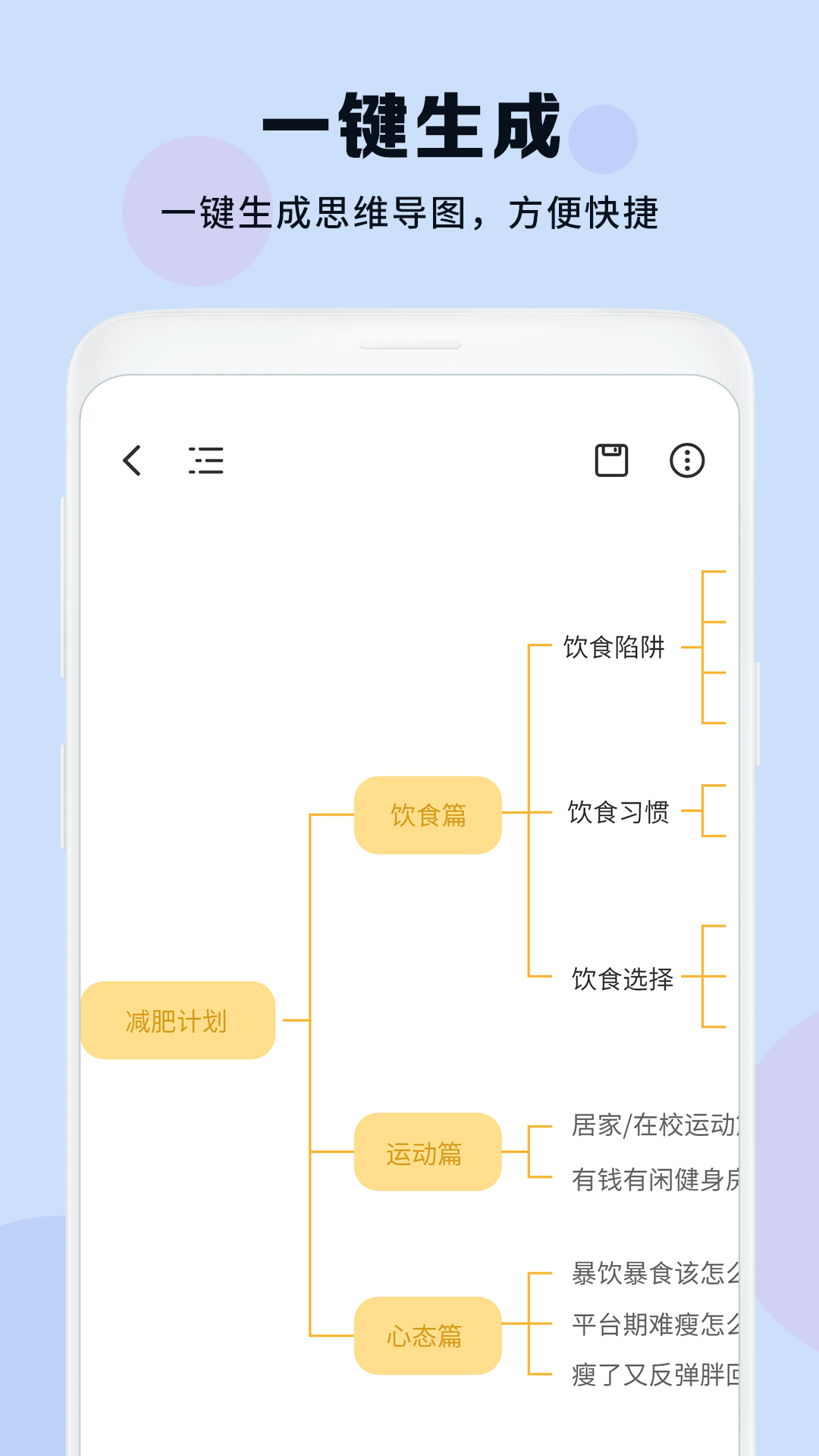 思维导图软件截图