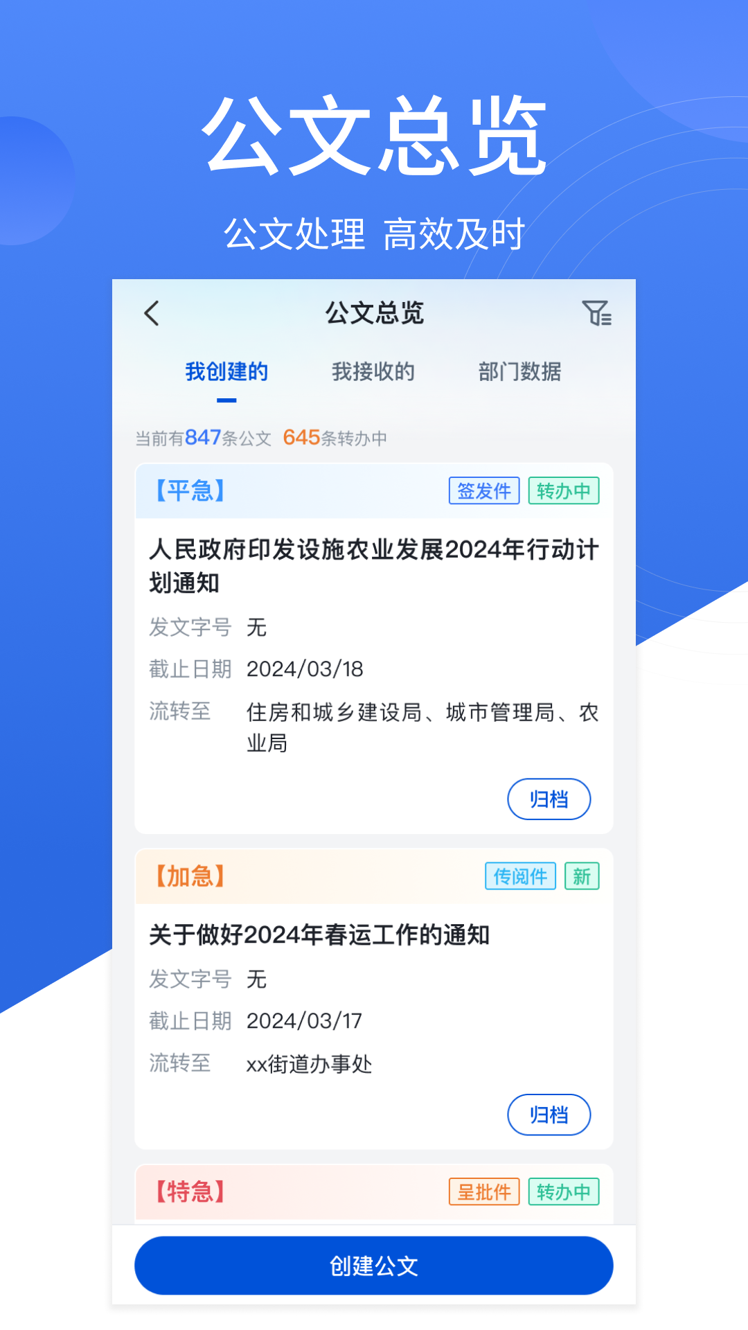 重点工作部署截图