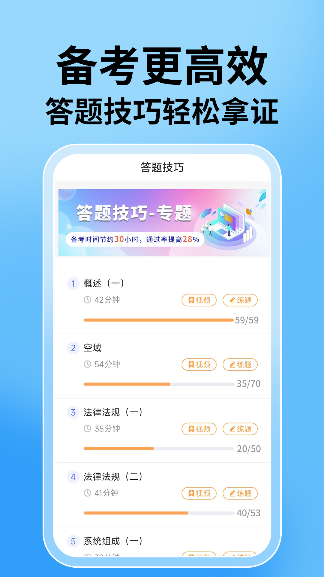 无人机题库宝典截图
