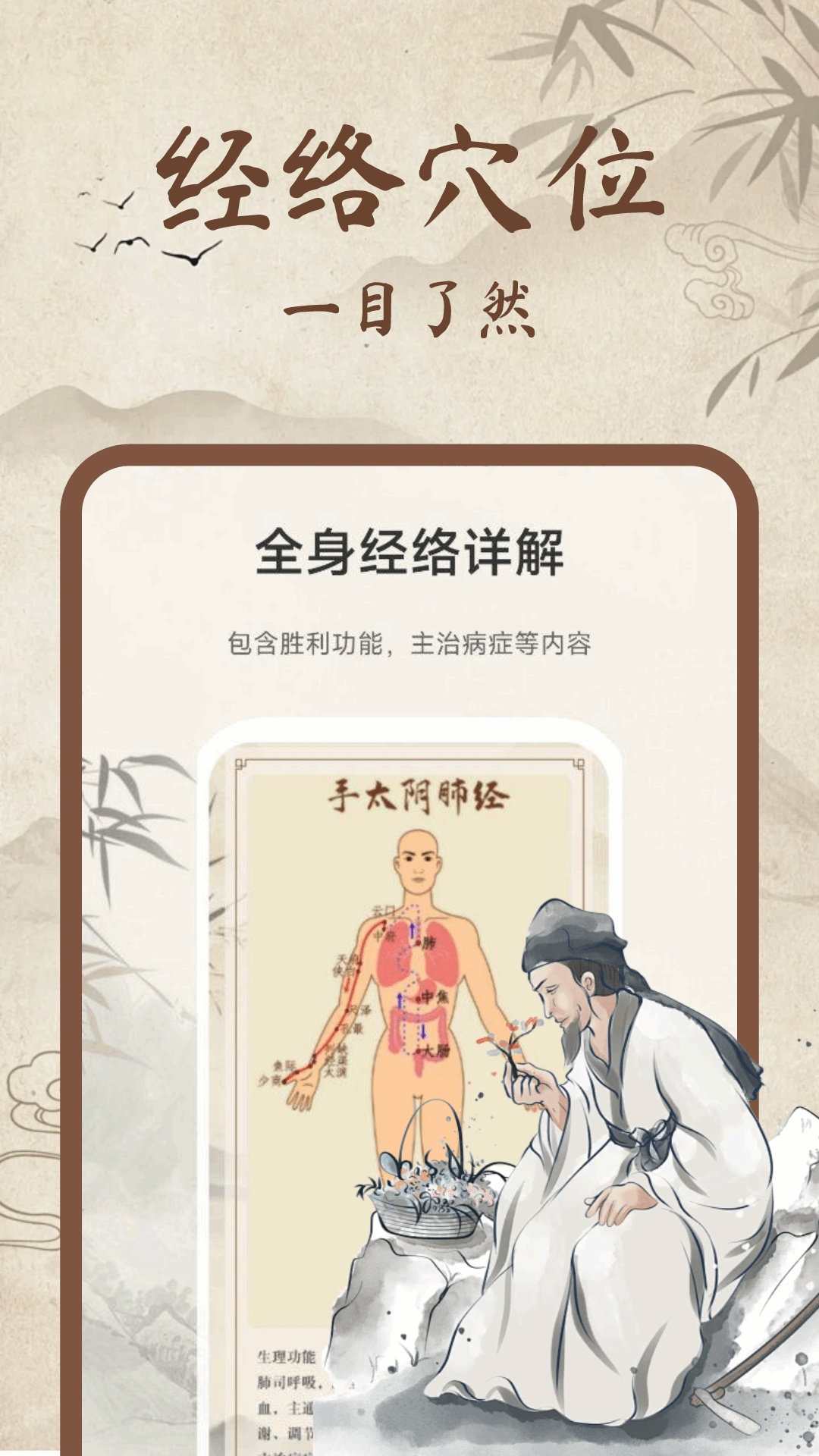 中医经络穴位图解截图