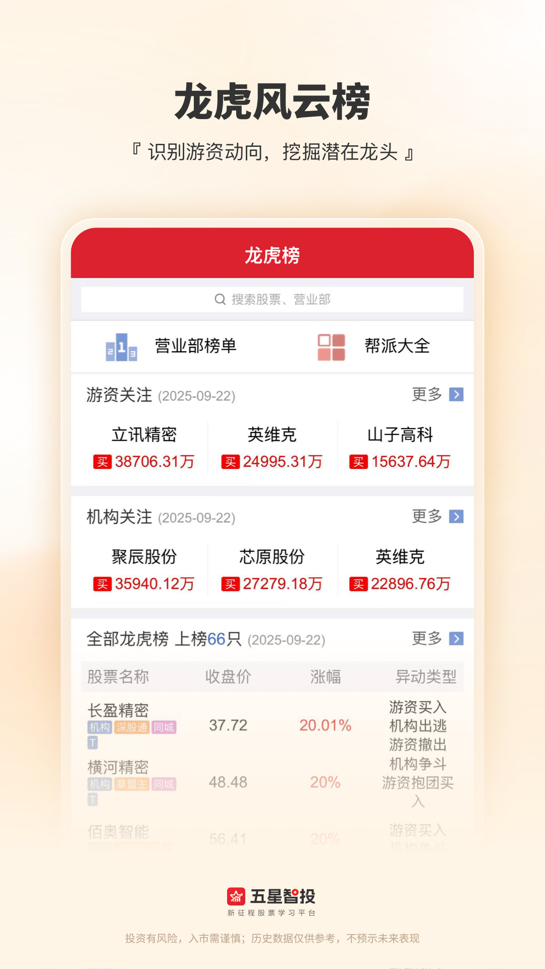 五星智投截图