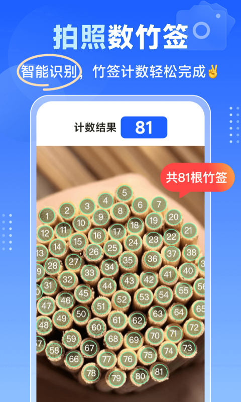 闪电数钢管截图