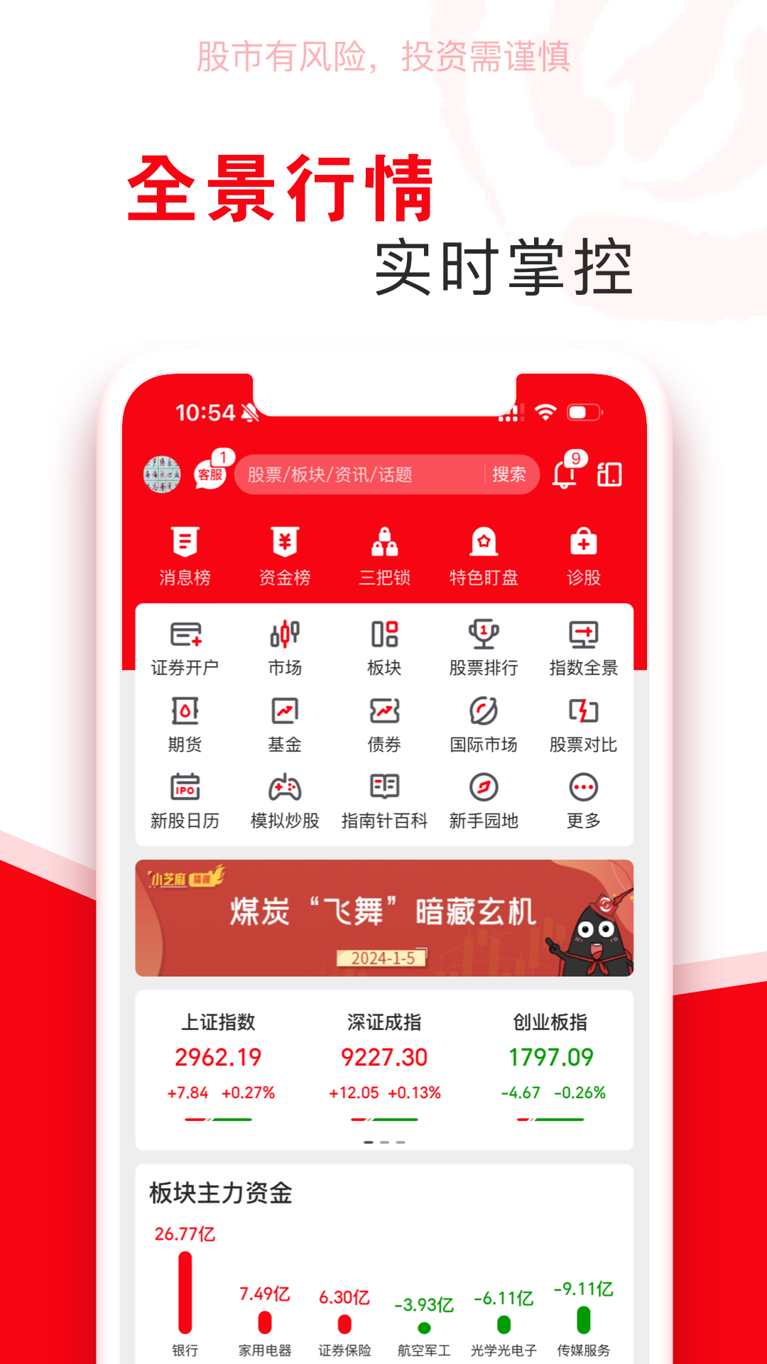 指南针股票截图