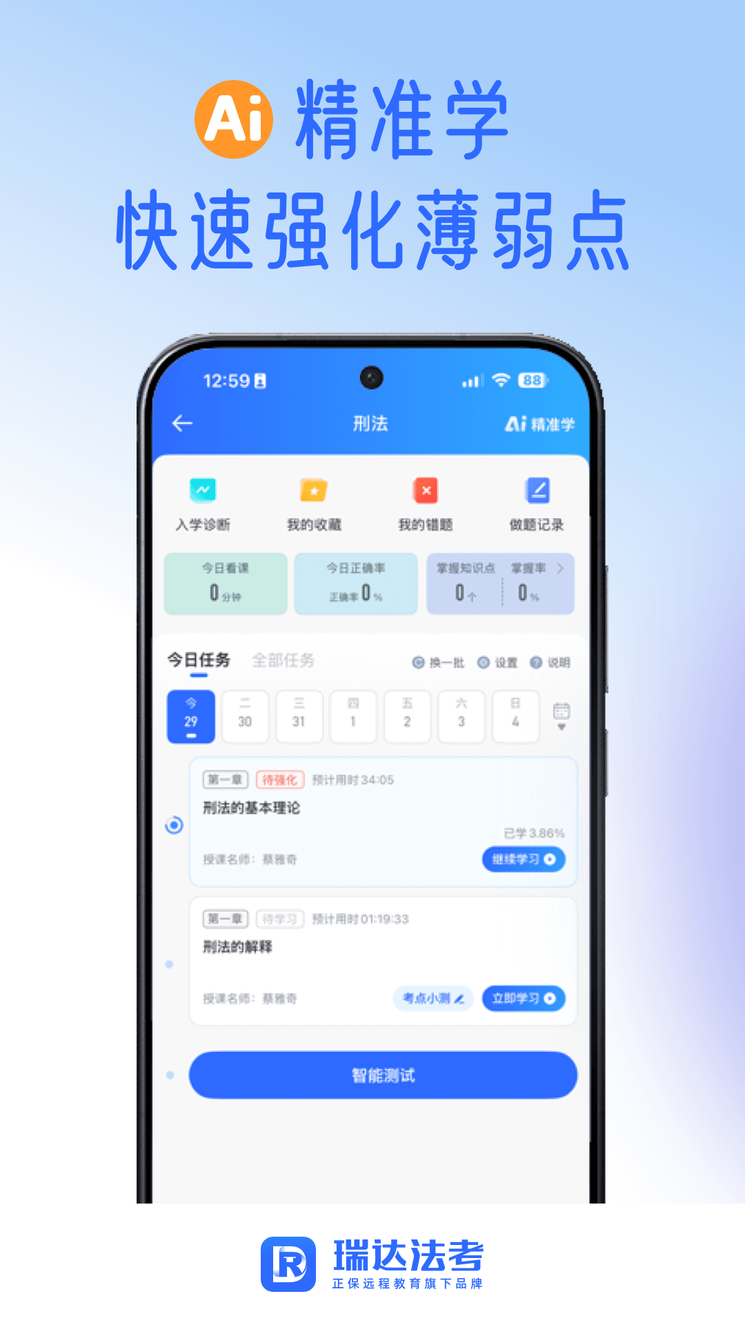 瑞达法考截图
