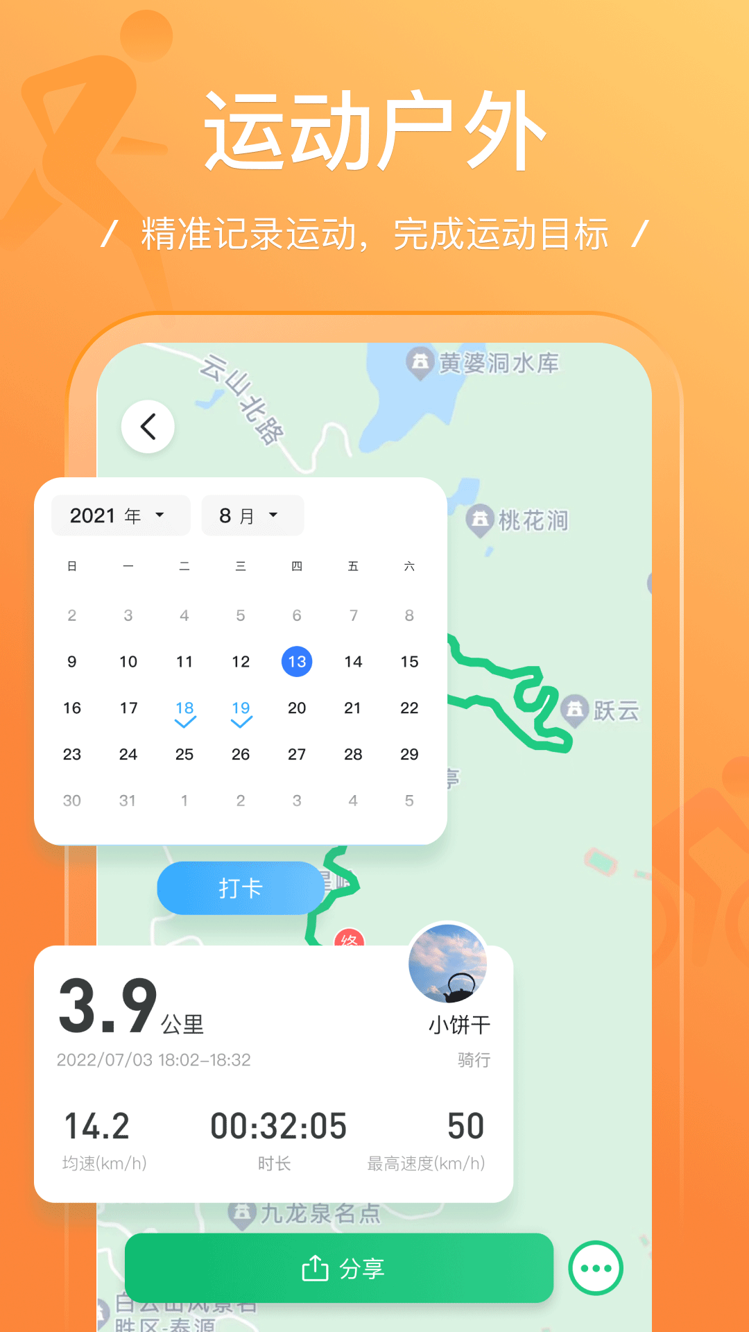 足迹截图