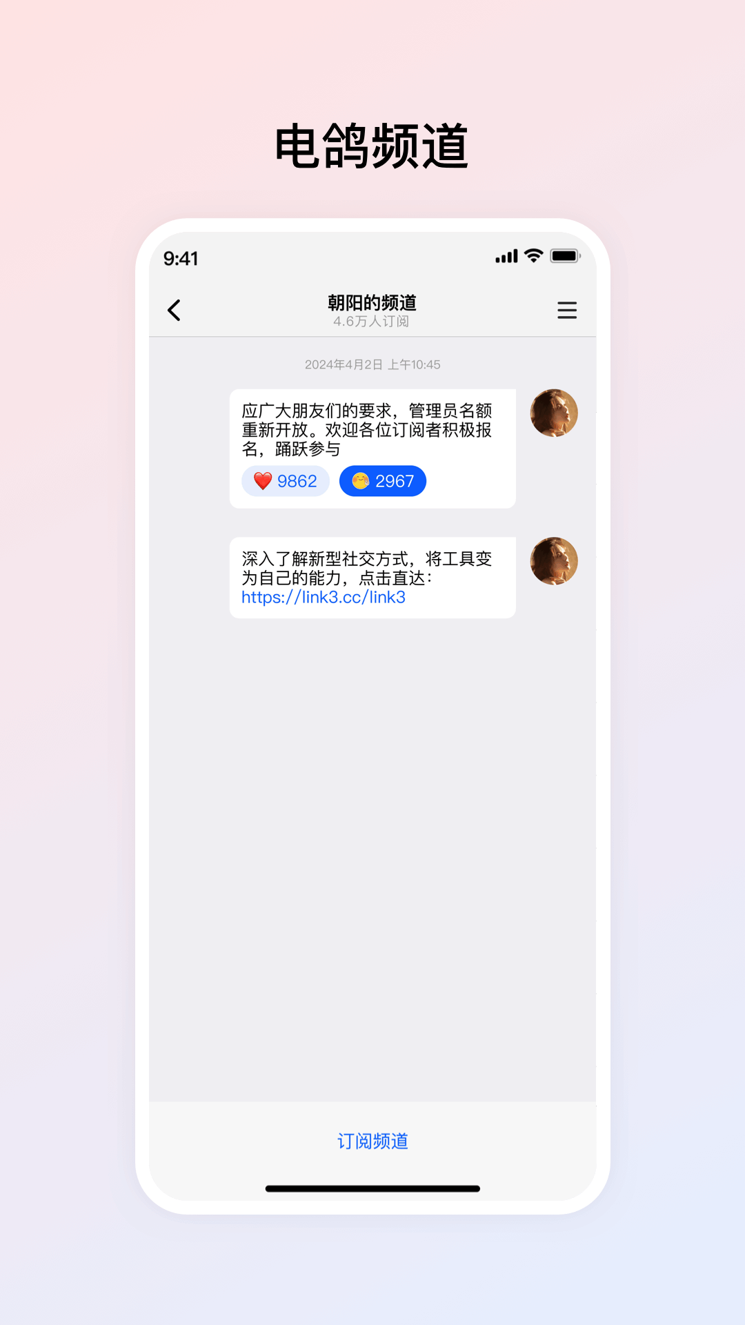 电鸽截图