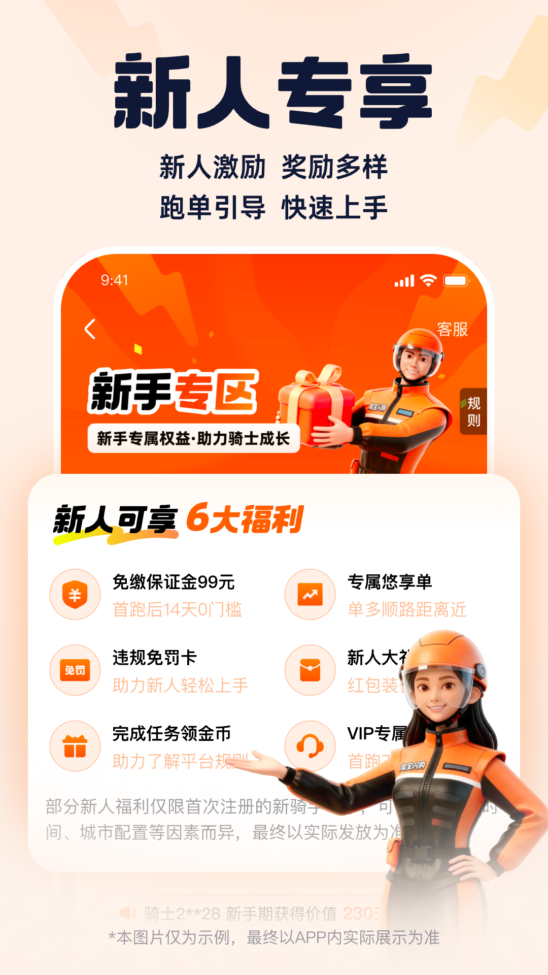 蜂鸟专送骑手版截图