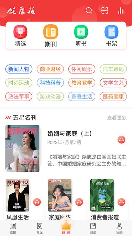 健康报截图