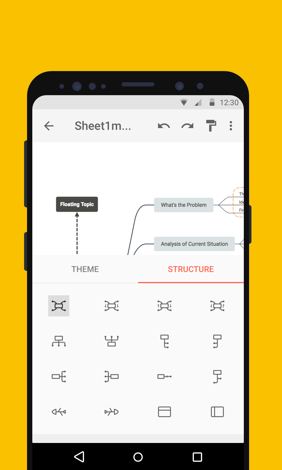 xmind思维导图截图
