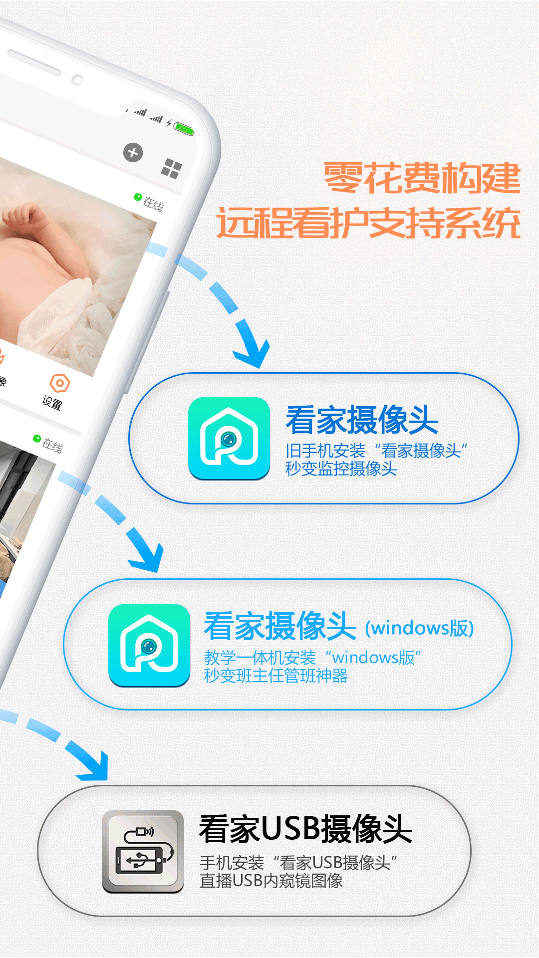 看家观看端截图