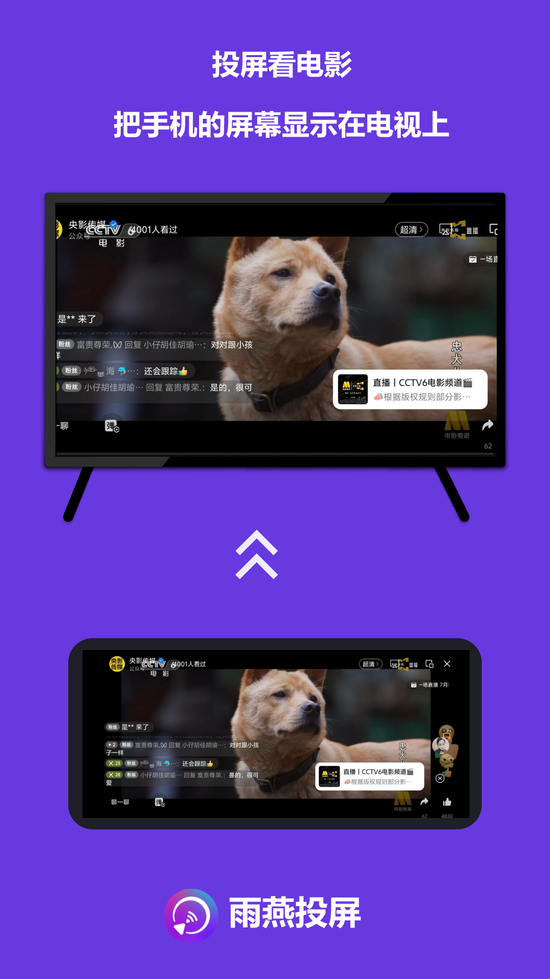 雨燕投屏截图