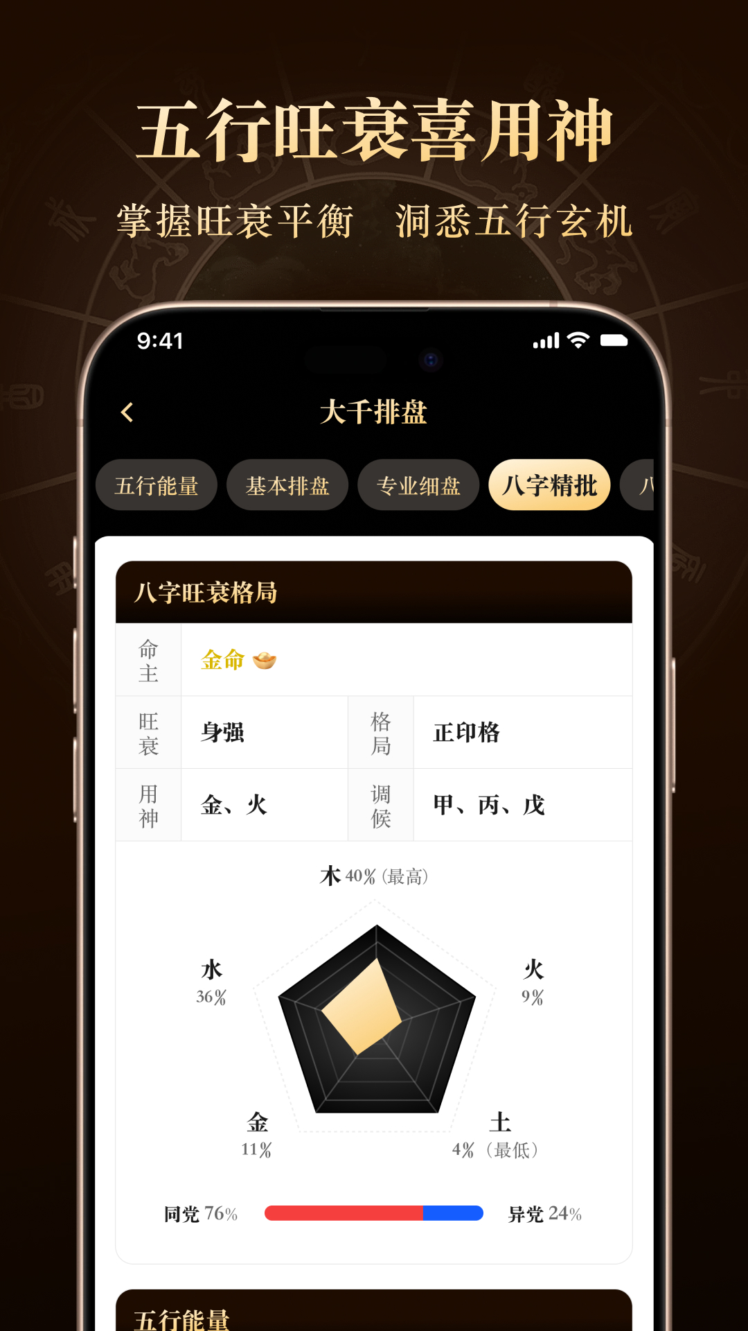 借问八字排盘截图